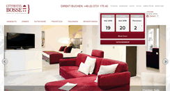 Desktop Screenshot of cityhotel-bosse.de
